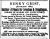 Ad for Henry Grist's services as a patent solicitor